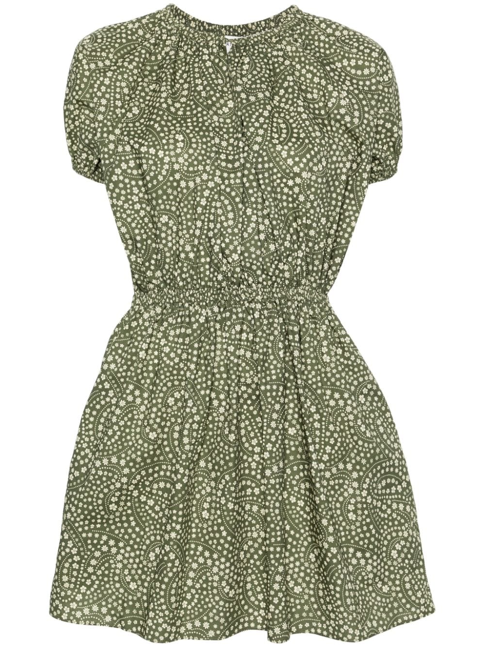 Matteau Cocoon poplin minidress - Green von Matteau