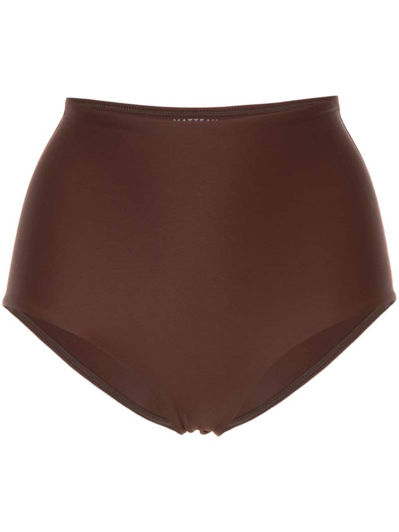 Matteau high waist bikini bottoms - Brown von Matteau