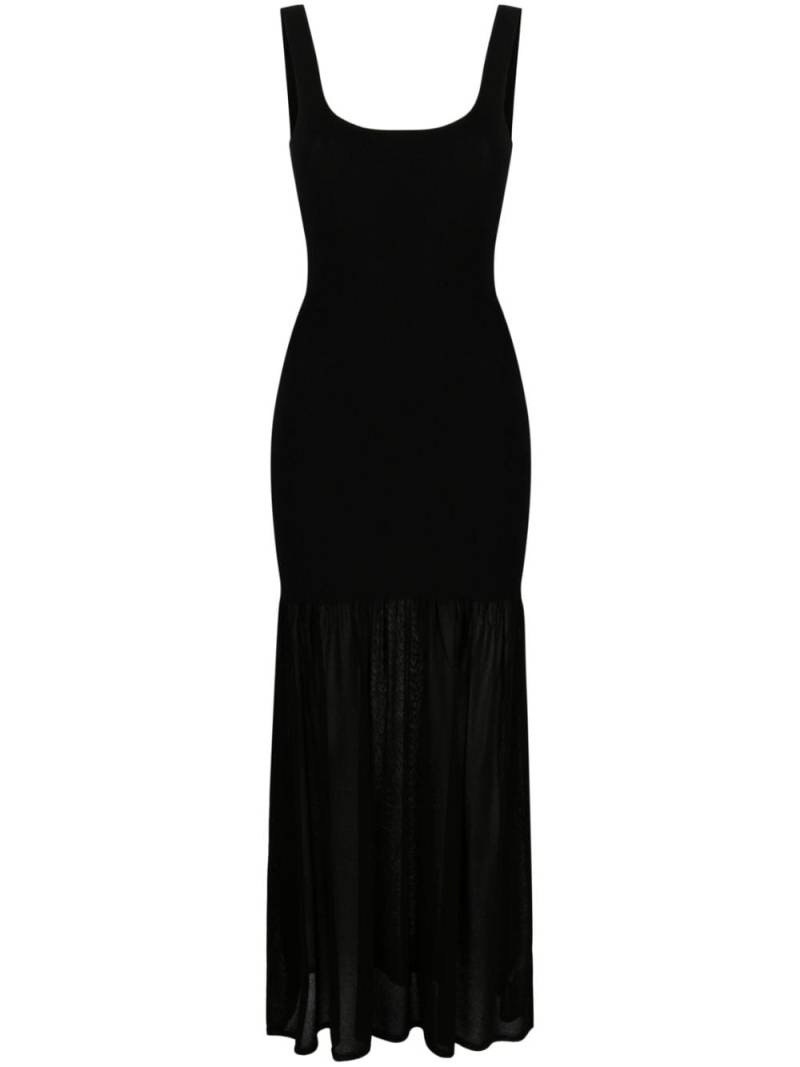 Matteau knitted maxi dress - Black von Matteau