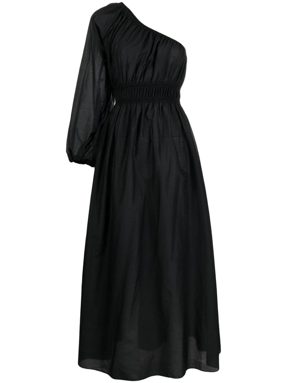 Matteau single-sleeve maxi dress - Black von Matteau