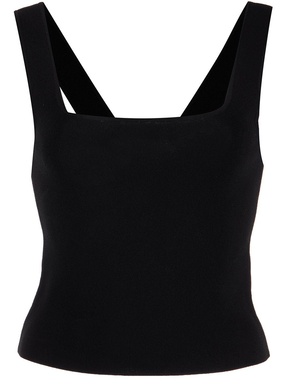 Matteau square neck vest top - Black von Matteau