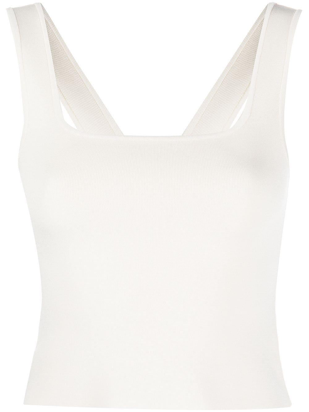 Matteau square neck vest top - White von Matteau