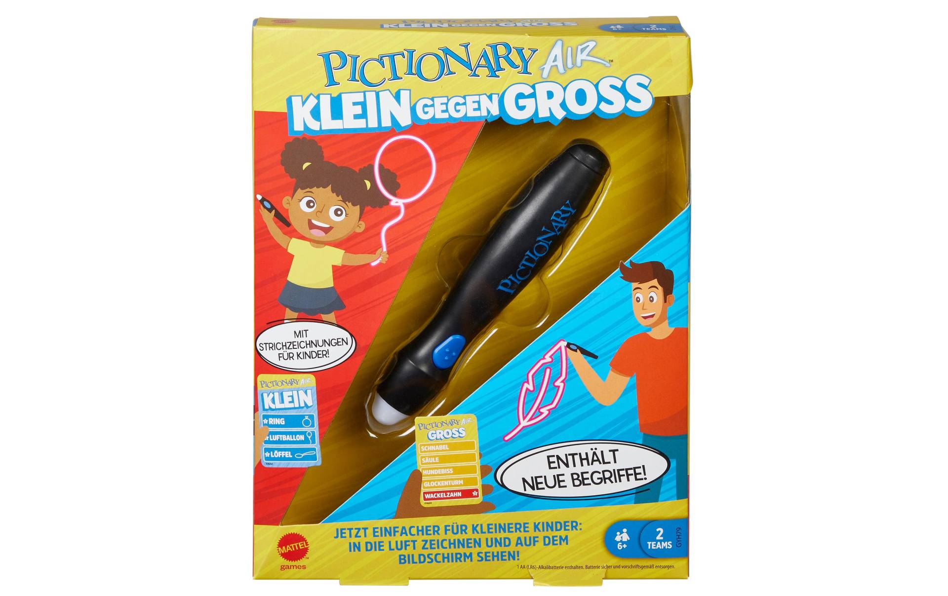 Mattel games Spiel »Pictionary Air Klein gegen Gross« von MATTEL GAMES