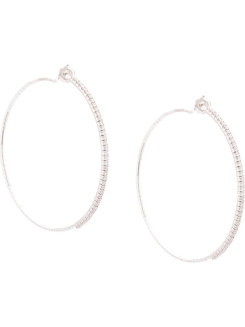 Mattia Cielo 18kt white gold diamond dangle earrings von Mattia Cielo