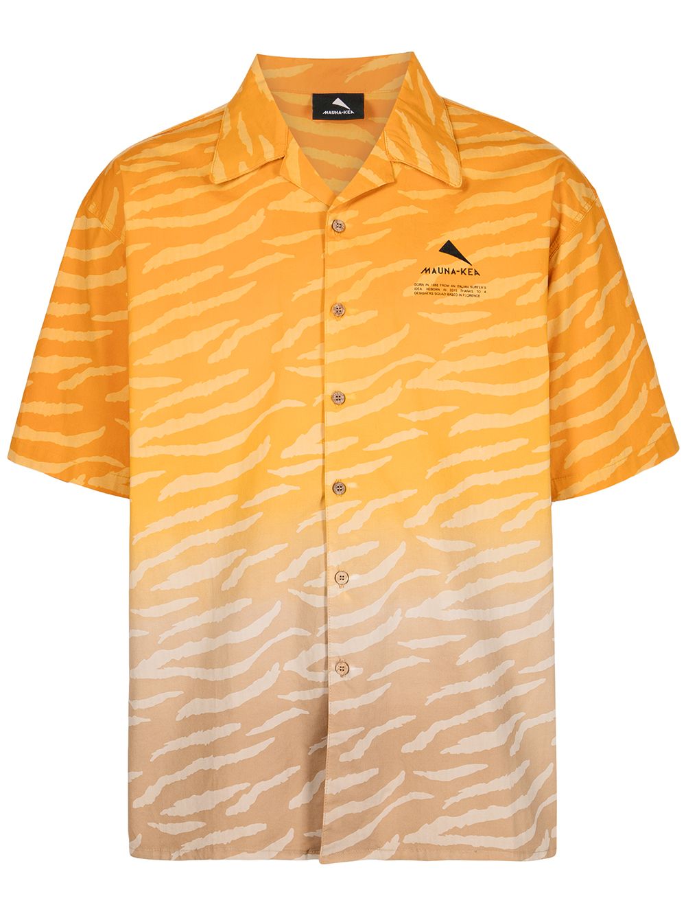 Mauna Kea chest logo-print shirt - Orange von Mauna Kea