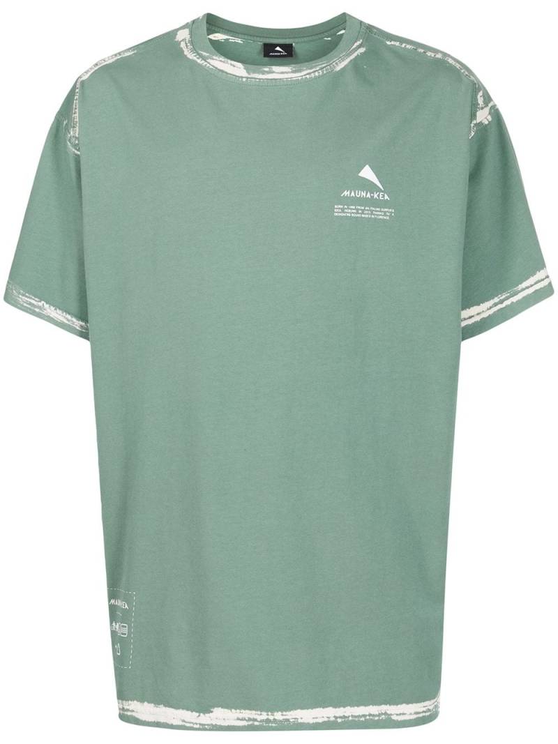 Mauna Kea painted-edge T-shirt - Green von Mauna Kea
