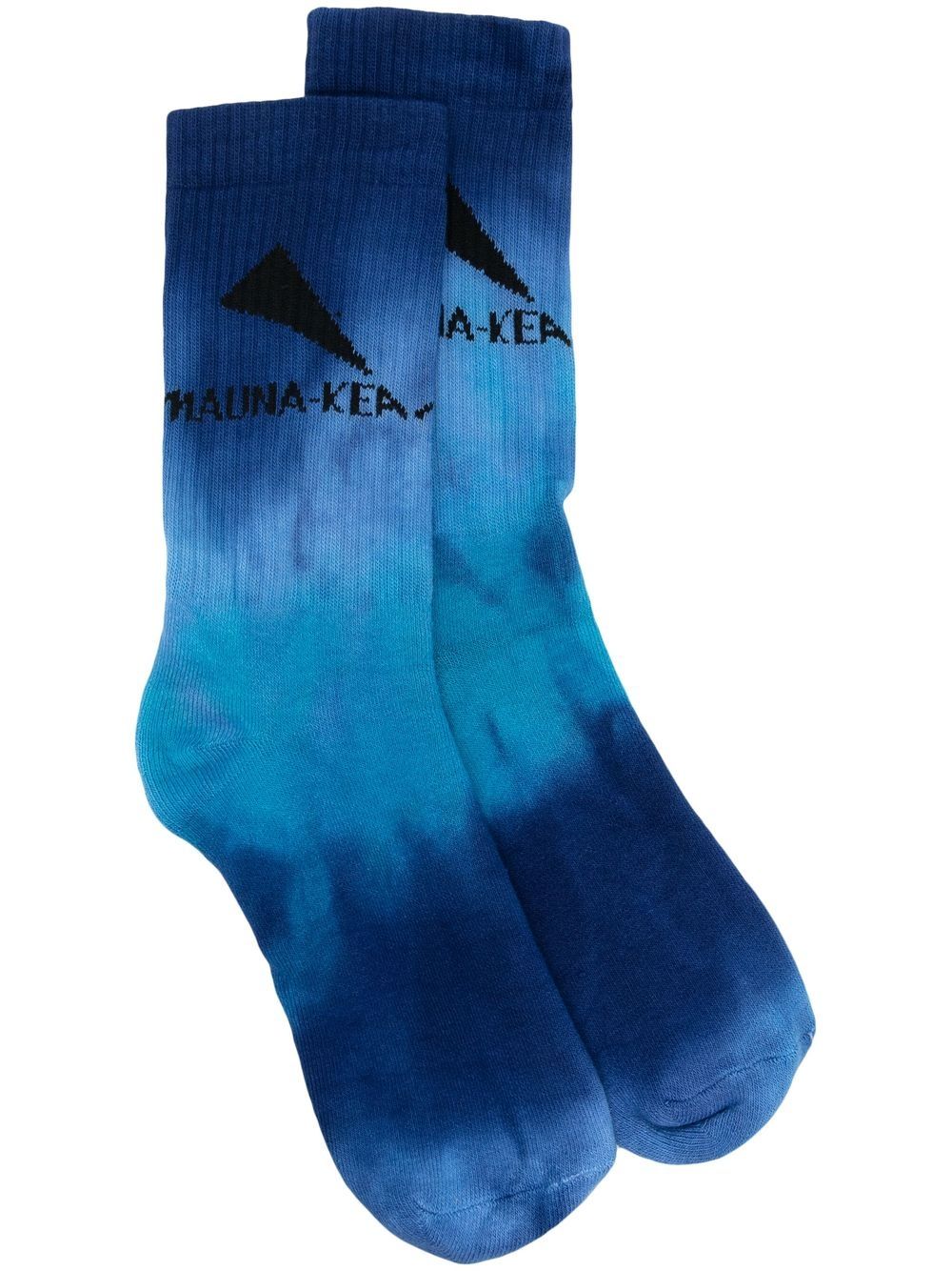 Mauna Kea tie-dye ankle socks - Blue von Mauna Kea