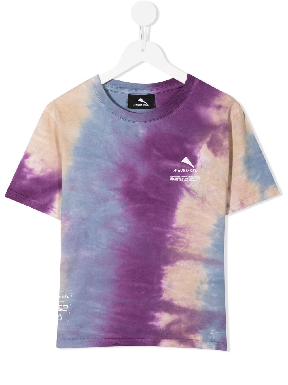 Mauna Kea tie-dye logo-print T-shirt - Purple von Mauna Kea