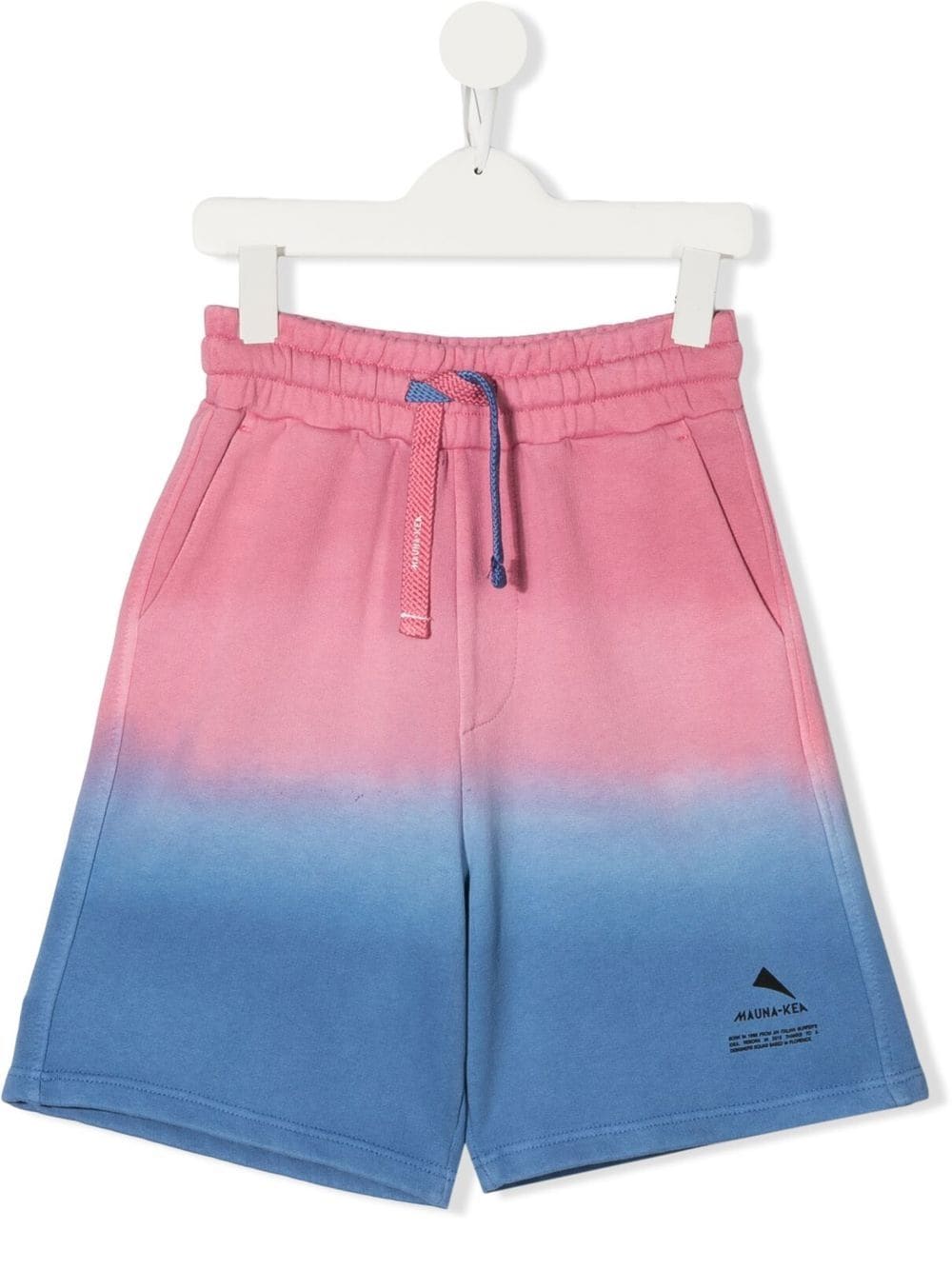Mauna Kea tie-dye logo-print track shorts - Pink