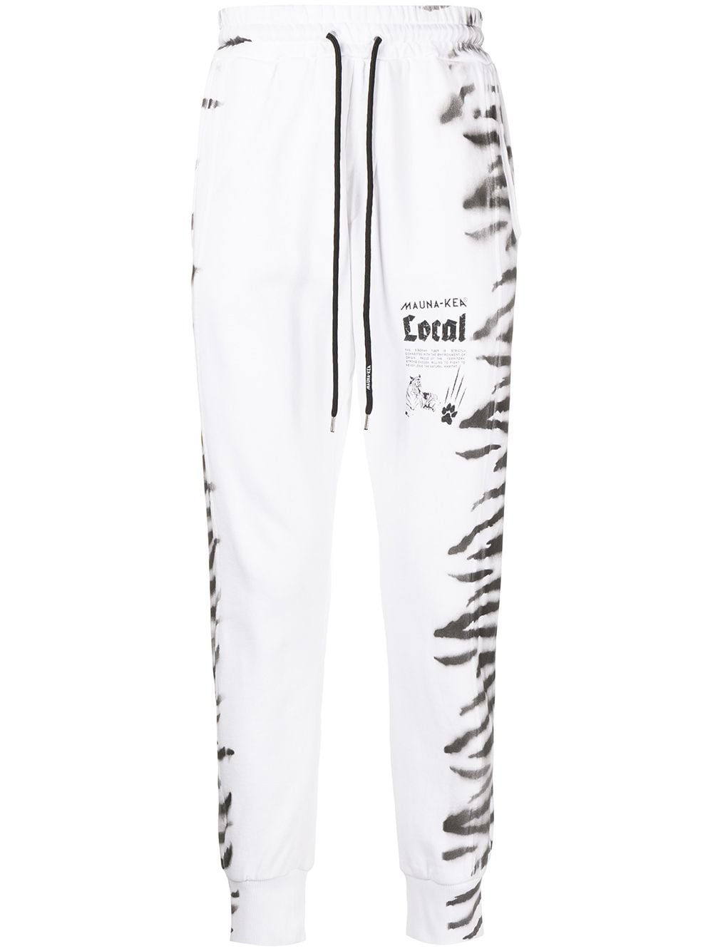 Mauna Kea tiger-print track pants - White von Mauna Kea