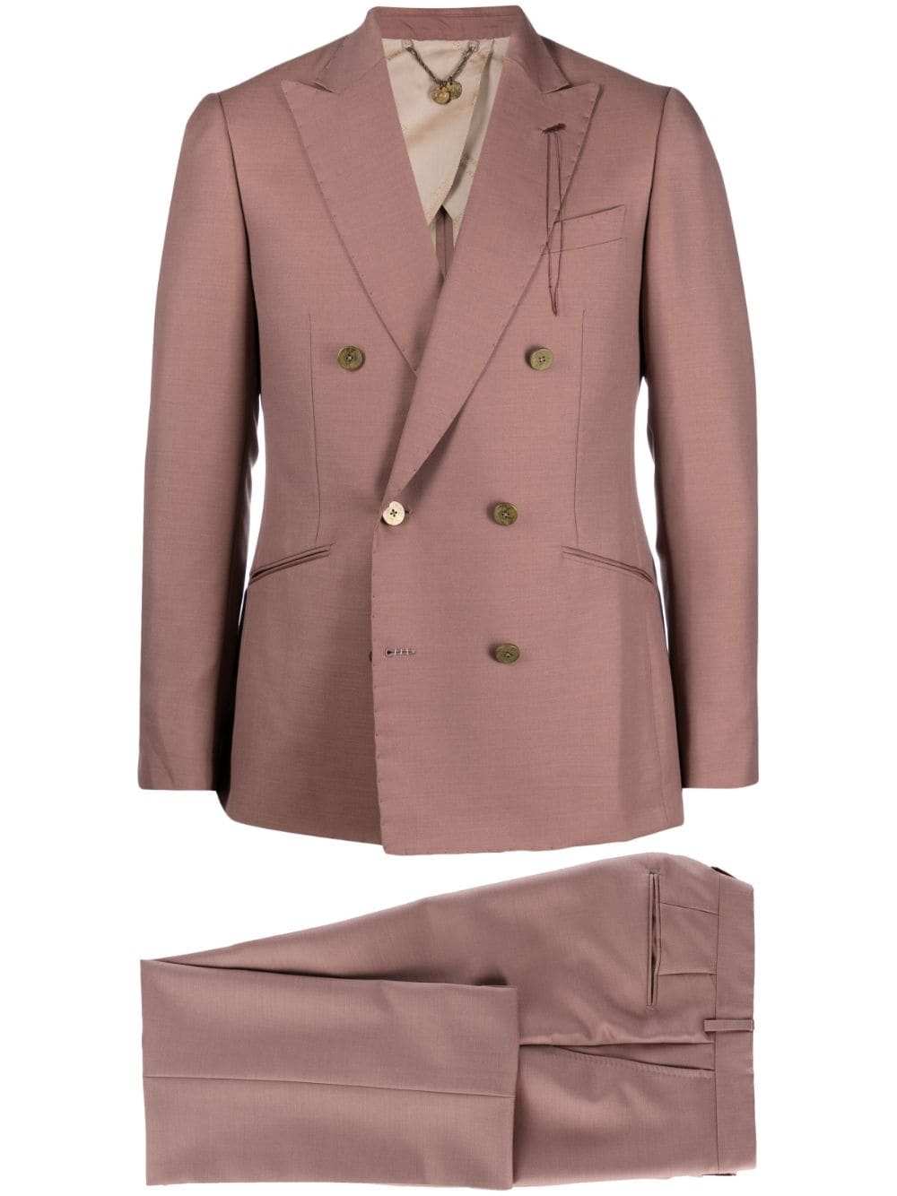 Maurizio Miri double-breasted suit - Pink von Maurizio Miri