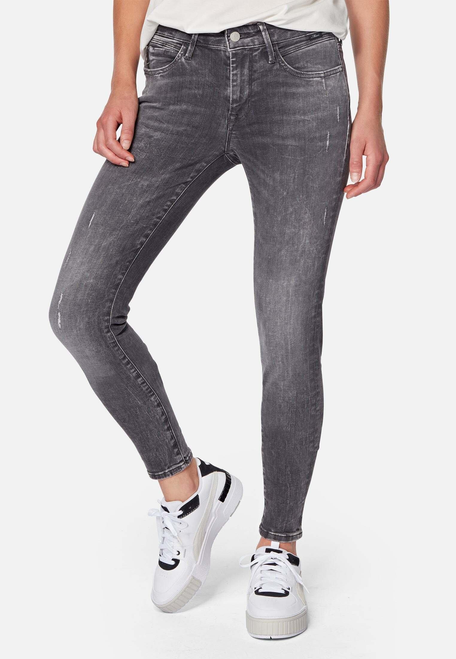 Jeans Adriana Damen Taubengrau L32/W26 von Mavi