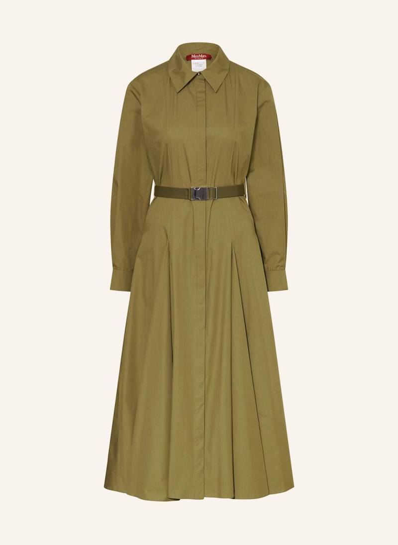 Max Mara Studio Hemdblusenkleid Dancing gruen von Max Mara STUDIO