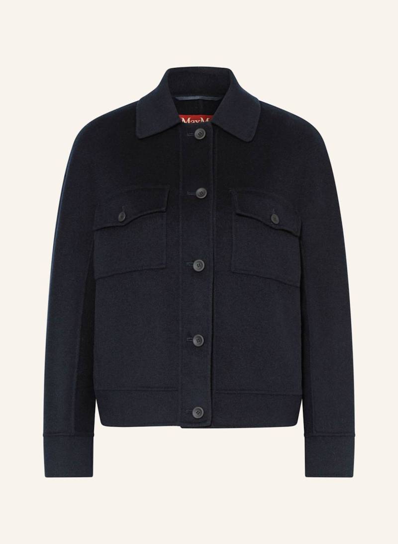 Max Mara Studio Kastenjacke Fiero blau von Max Mara STUDIO