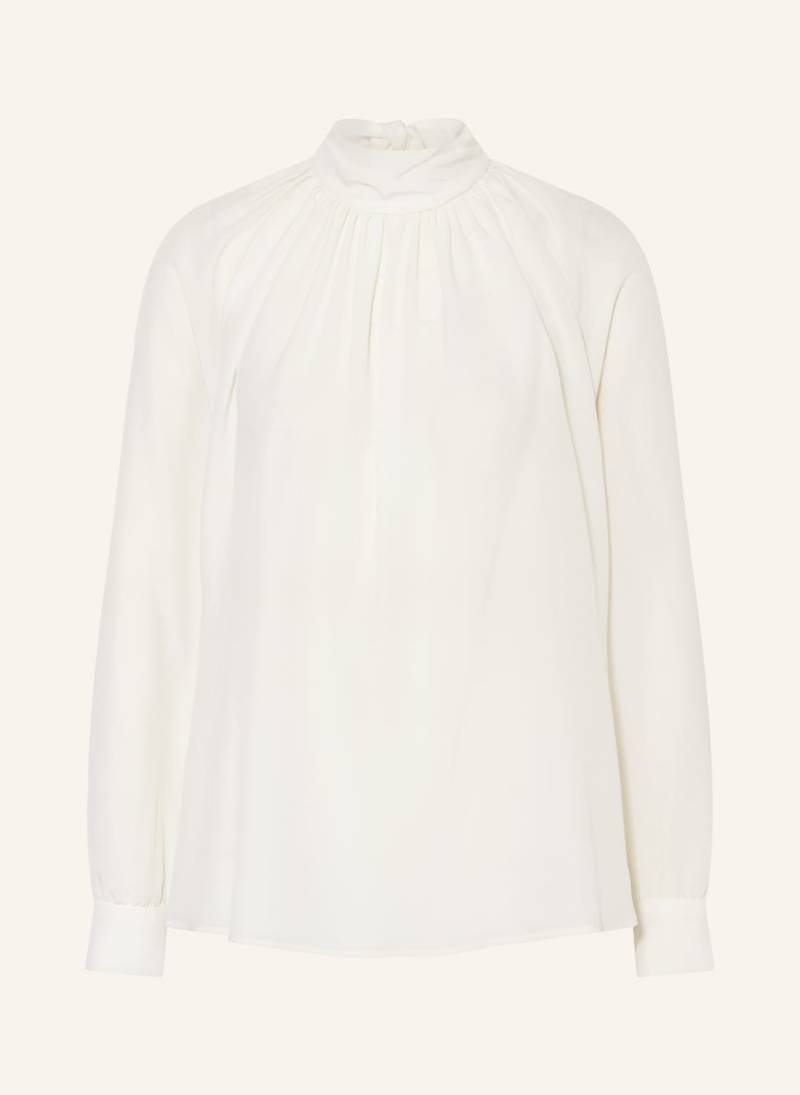 Max Mara Studio Seidenbluse Gaia Mit Schluppe weiss von Max Mara STUDIO