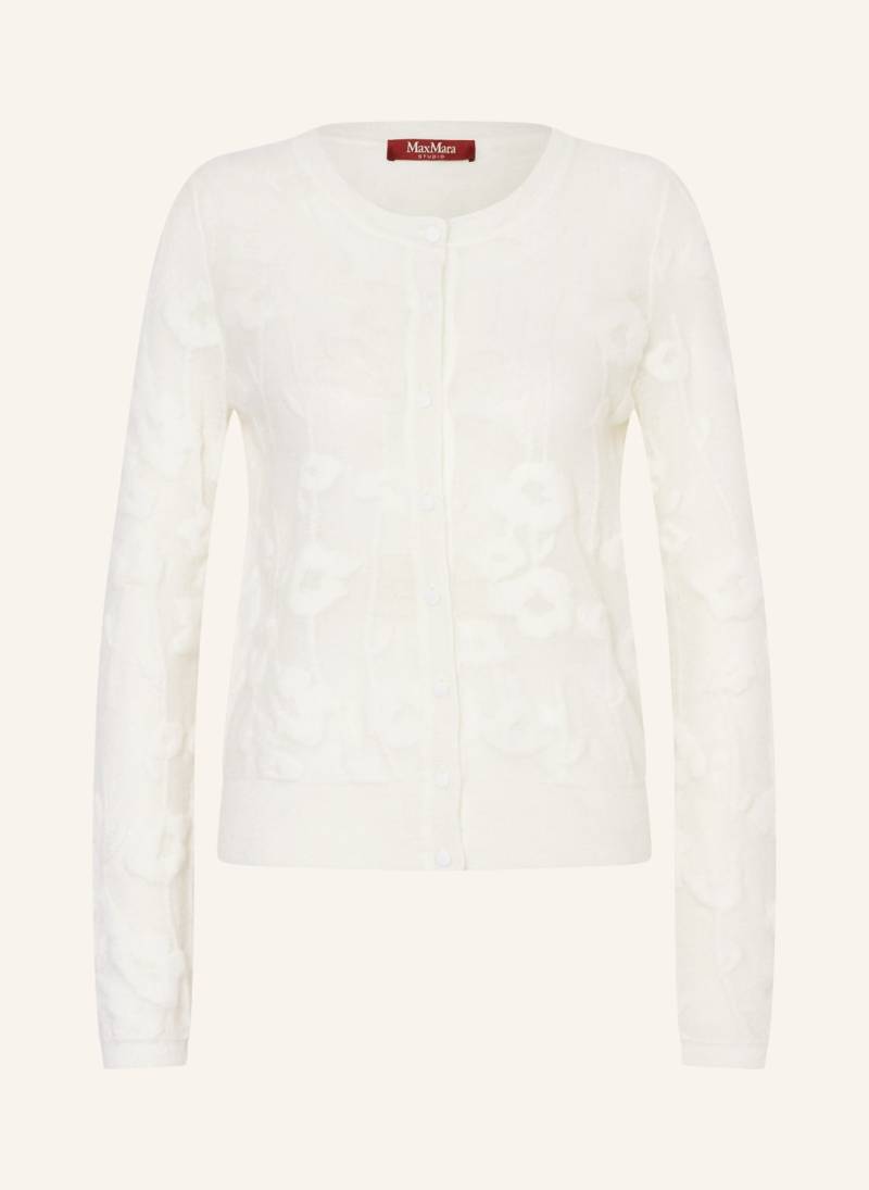 Max Mara Studio Strickjacke Curzio weiss von Max Mara STUDIO