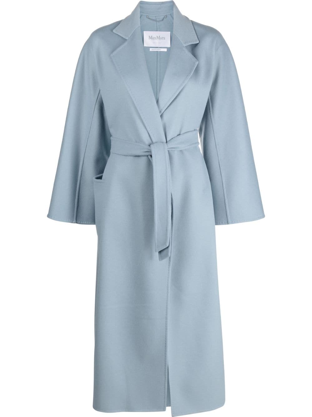 Max Mara Cadmio belted coat - Blue von Max Mara