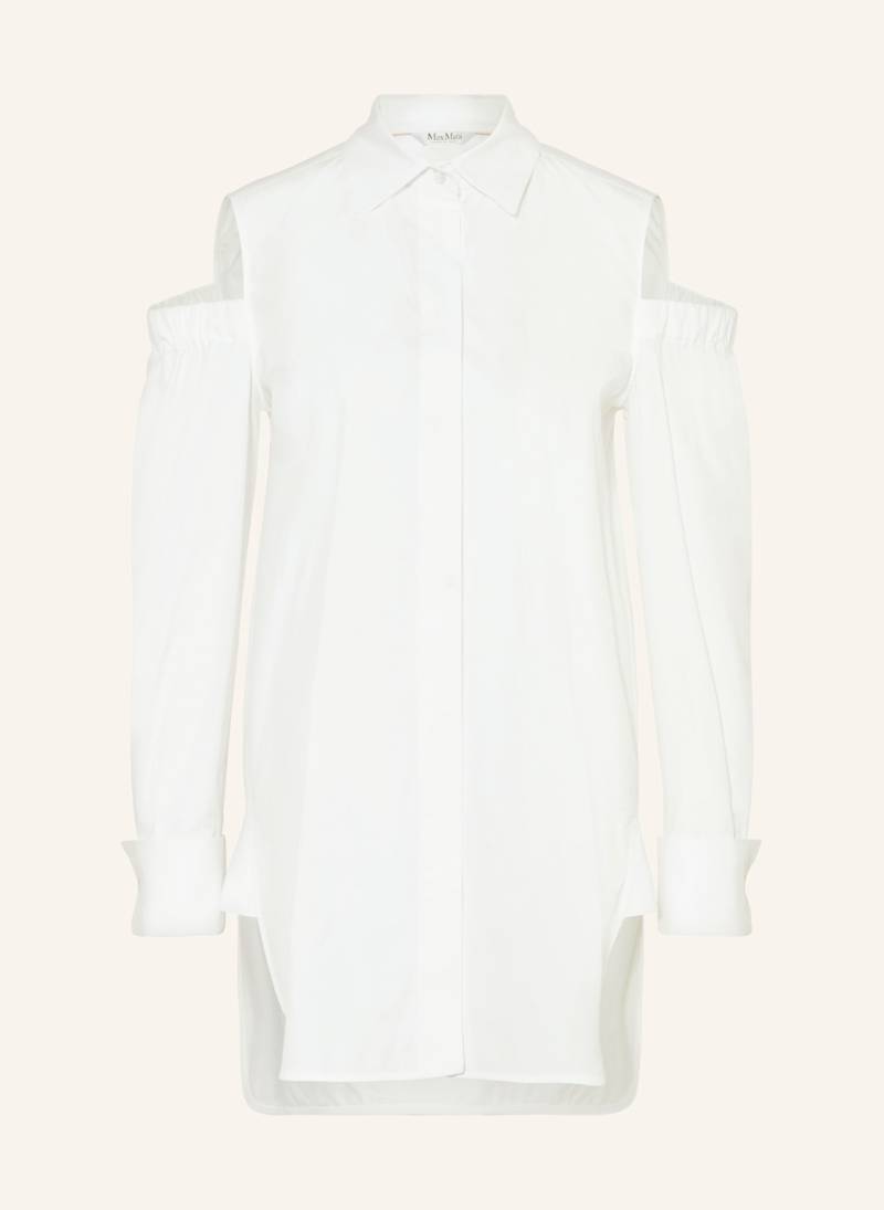 Max Mara Cold-Shoulder-Bluse Ragni weiss von Max Mara