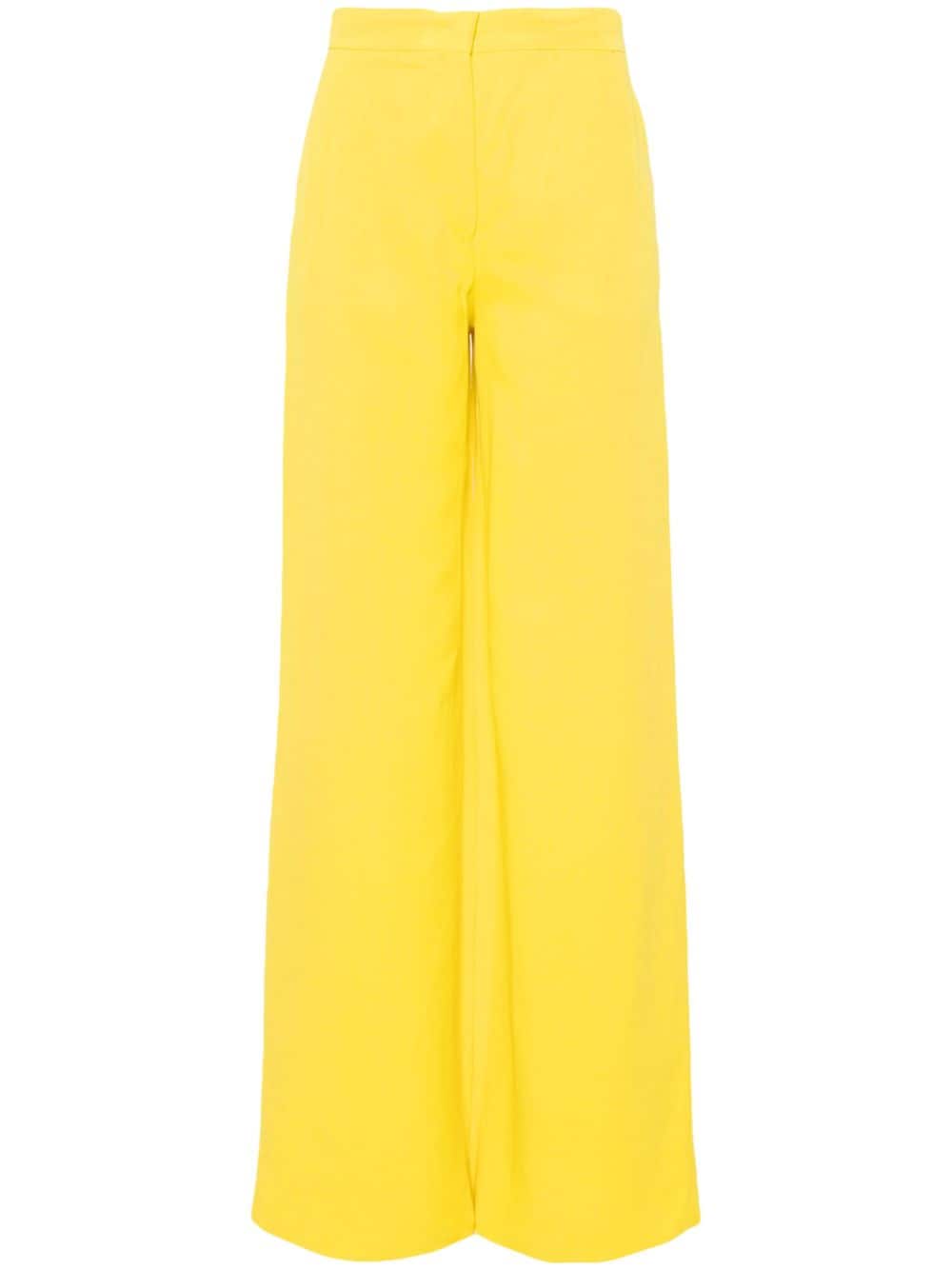 Max Mara Gary high-waist wide-leg trousers - Yellow von Max Mara