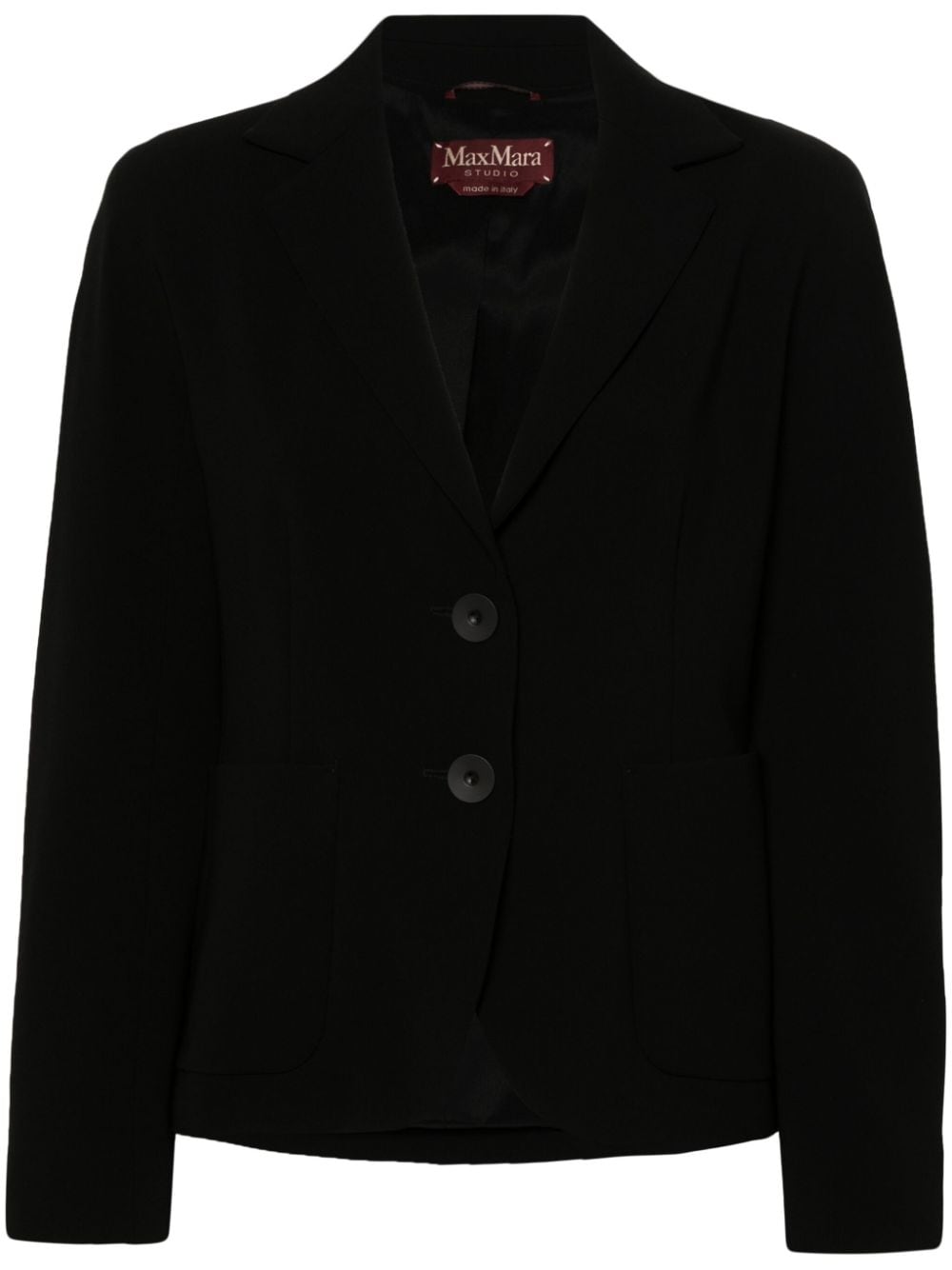 Max Mara Ginseng single-breasted blazer - Black von Max Mara