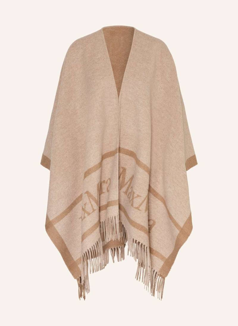 Max Mara Jacquard-Cape Hilde beige von Max Mara