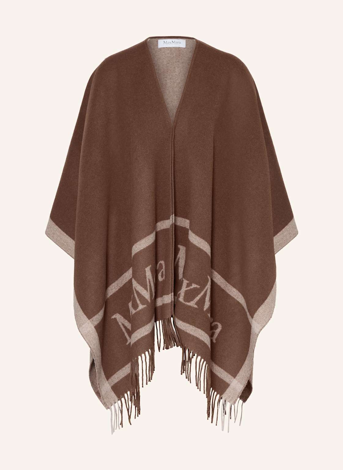 Max Mara Jacquard-Cape Hilde braun Max Mara Jacquard-Cape Hilde braun von Max Mara