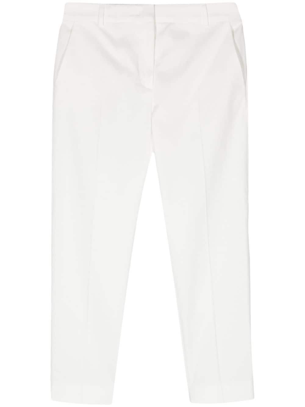 Max Mara Lince mid-rise tapered trousers - White von Max Mara