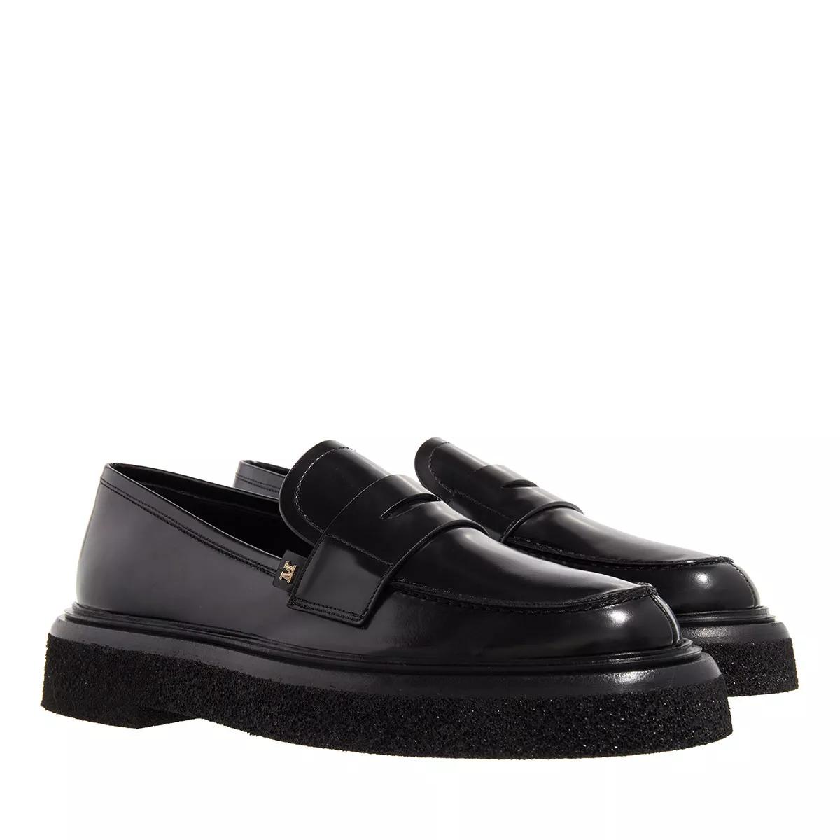 Max Mara Loafers & Ballerinas - Crepeloafer - Gr. 39 (EU) - in Schwarz - für Damen von Max Mara