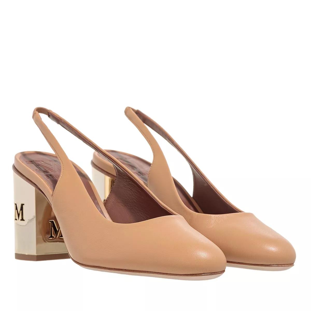 Max Mara Loafers & Ballerinas - Damiersling - Gr. 38 (EU) - in Beige - für Damen von Max Mara