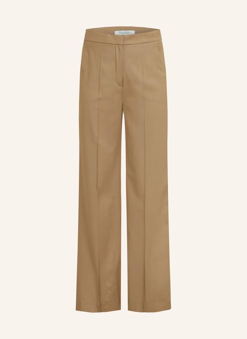 Max Mara Marlenehose Fernet braun von Max Mara