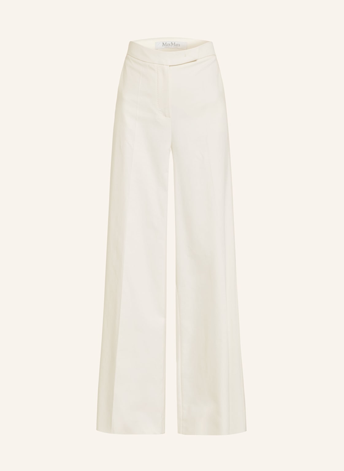 Max Mara Marlenehose Finish weiss Max Mara Marlenehose Finish weiss von Max Mara