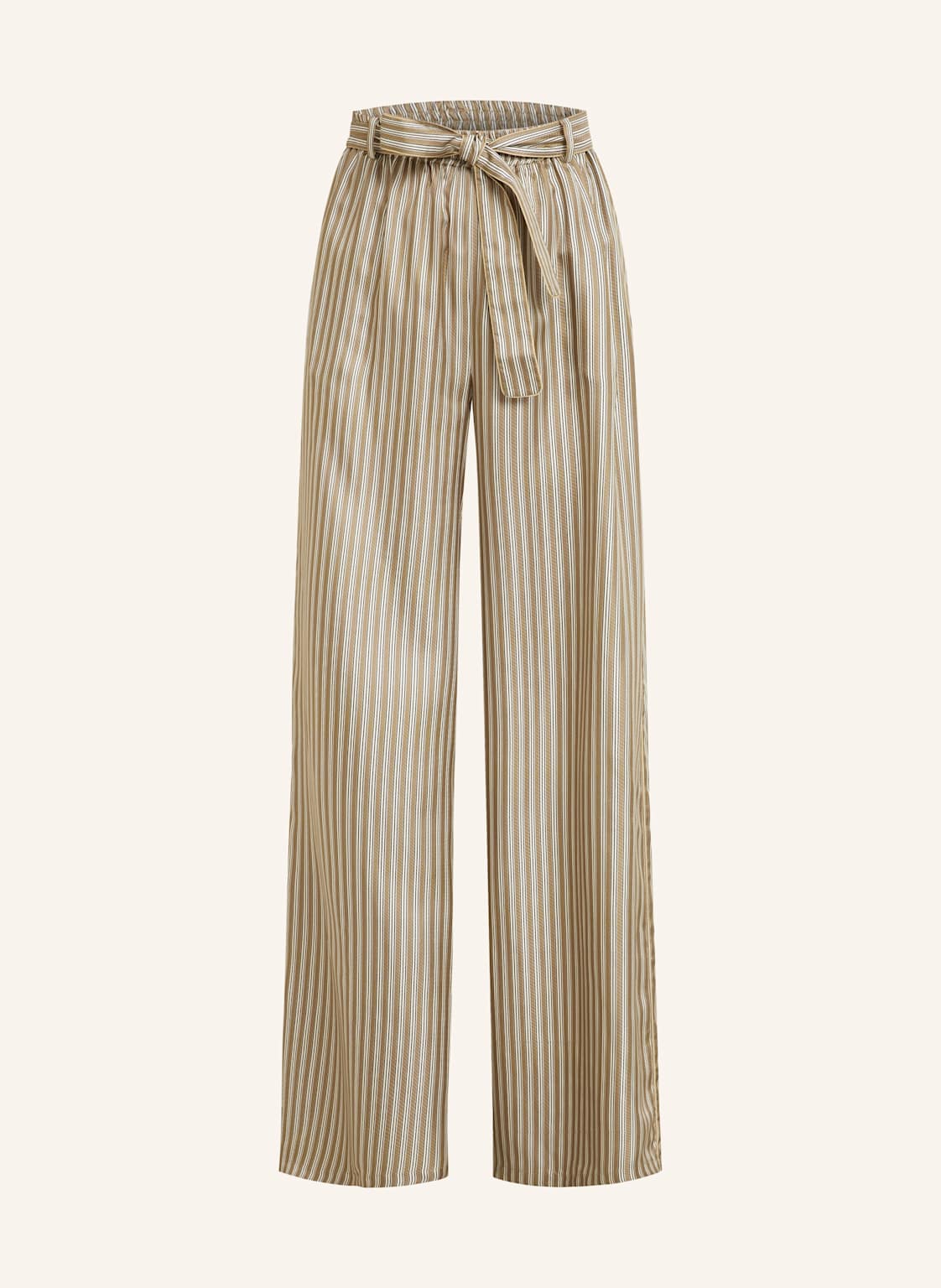 Max Mara Marlenehose Ladino Aus Seide beige von Max Mara
