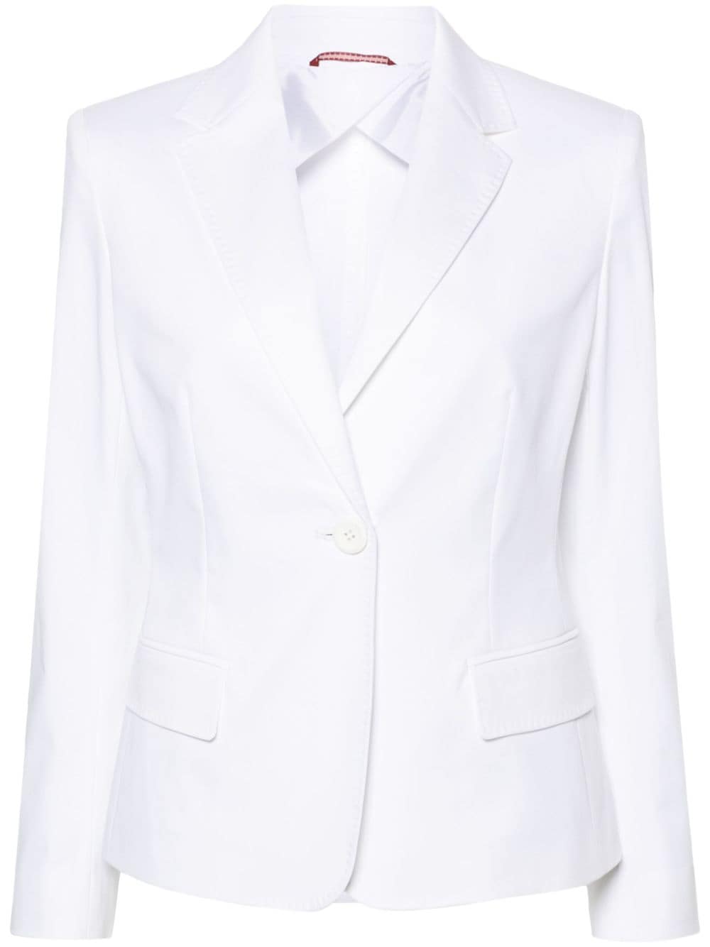 Max Mara Sarnico single-breasted blazer - White von Max Mara