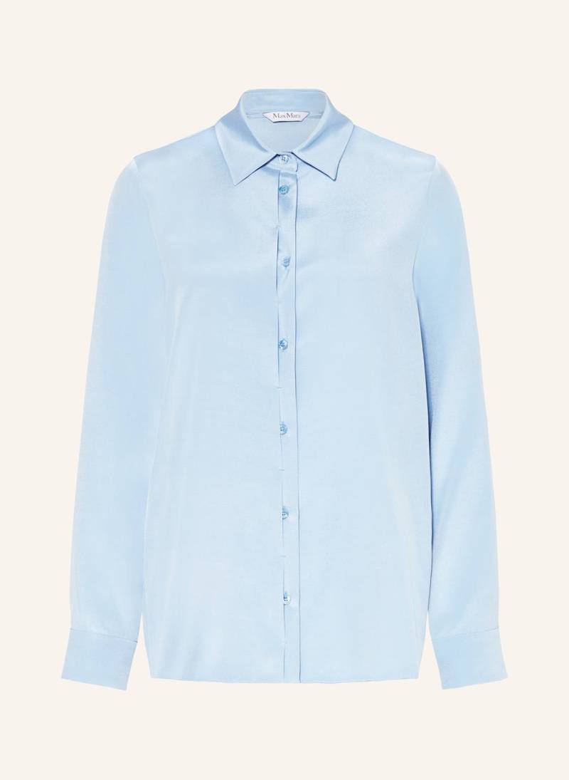 Max Mara Seidenbluse Avion blau von Max Mara