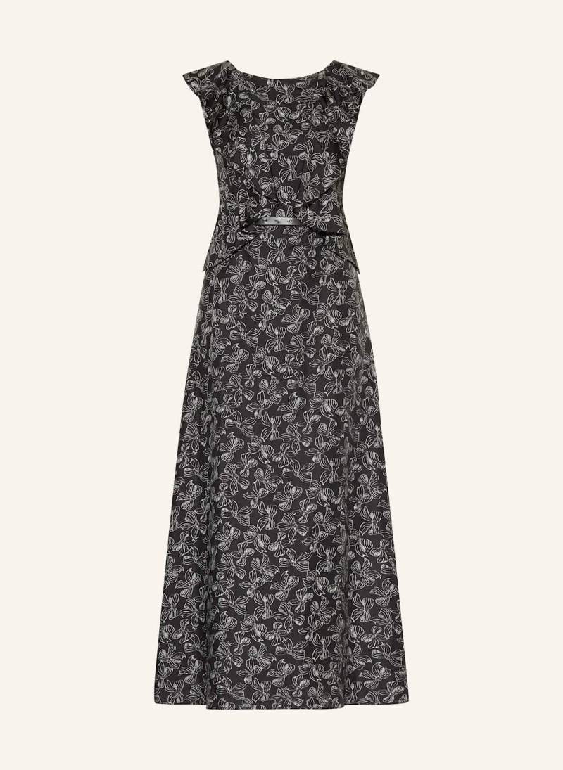 Max Mara Seidenkleid Calesse Mit Cut-Out schwarz von Max Mara