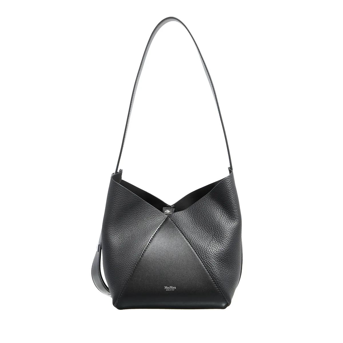 Max Mara Schultertasche - Mmbuckets - Gr. unisize - in Schwarz - für Damen Max Mara Schultertasche - Mmbuckets - Gr. unisize - in Schwarz - für Damen von Max Mara