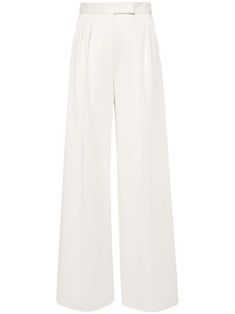 Max Mara Zinnia high-waist flared trousers - White von Max Mara