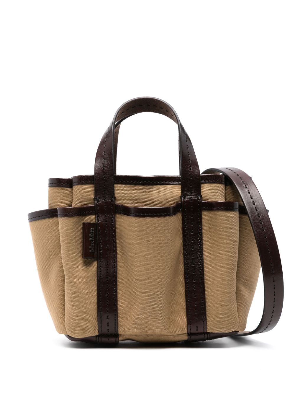 Max Mara mini Giardiniera tote bag - Brown von Max Mara