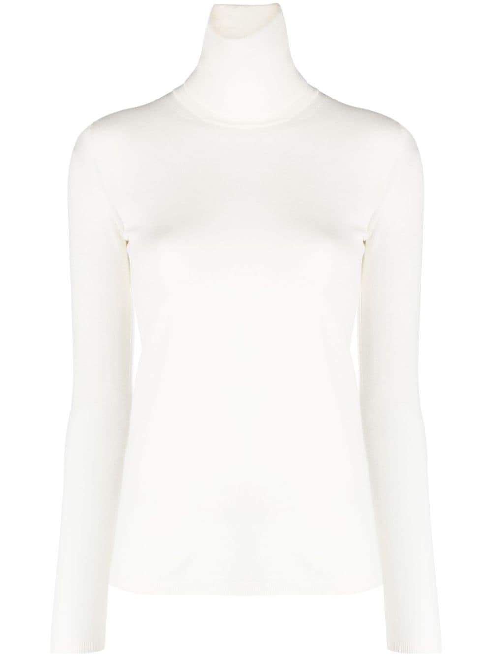 Max Mara roll-neck virgin wool jumper - White von Max Mara