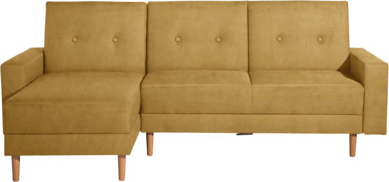 Max Winzer® Ecksofa »Just Chill«, Schlafsofa mit Recamiere, Rückenverstellung, inklusive Stauraumhocker von Max Winzer®