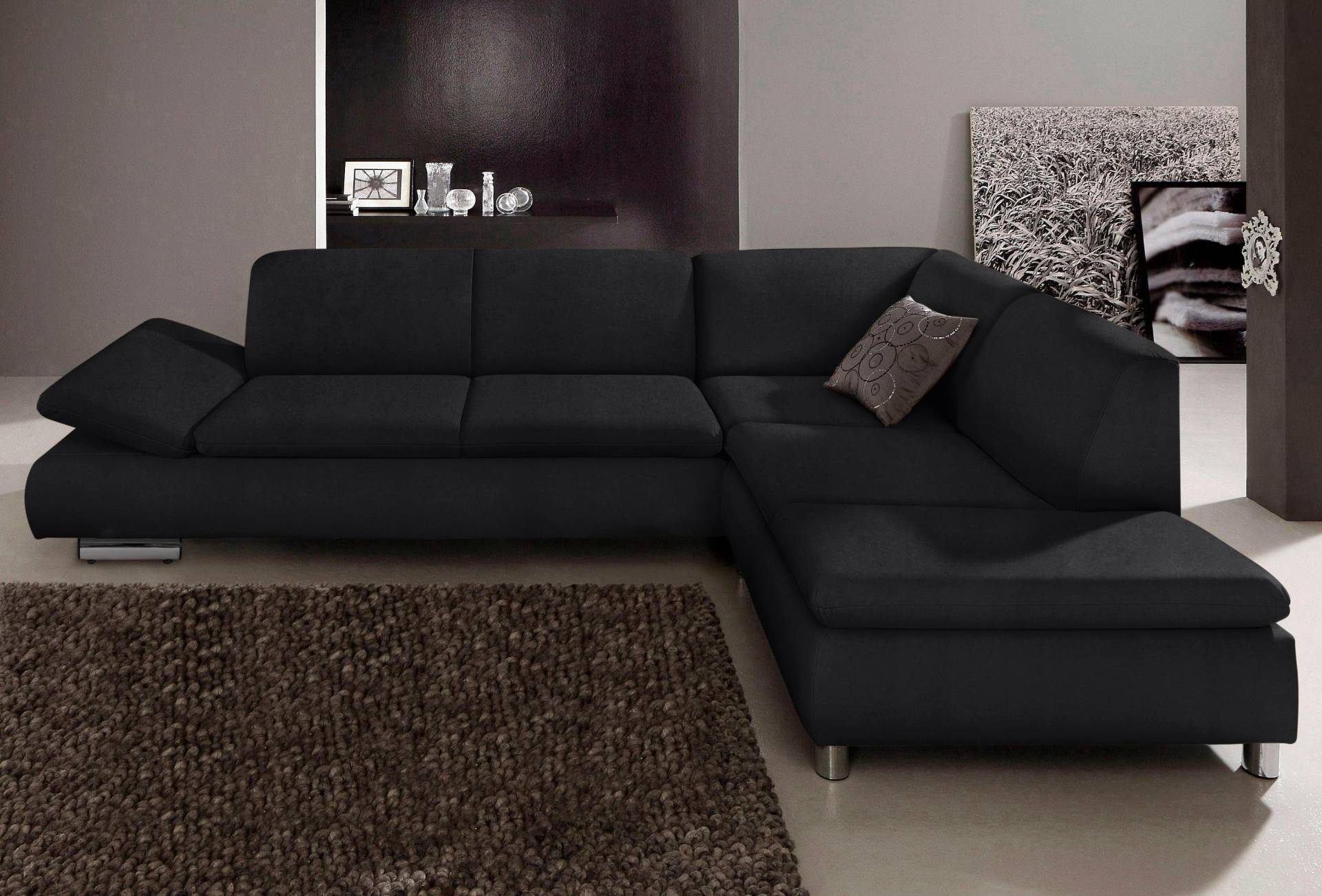 Max Winzer® Ecksofa »Toulouse modern und bequem, aktuelles Design, hoher Sitzkomfort«, mit klappbaren Armlehnen, Breite 237 cm von Max Winzer®
