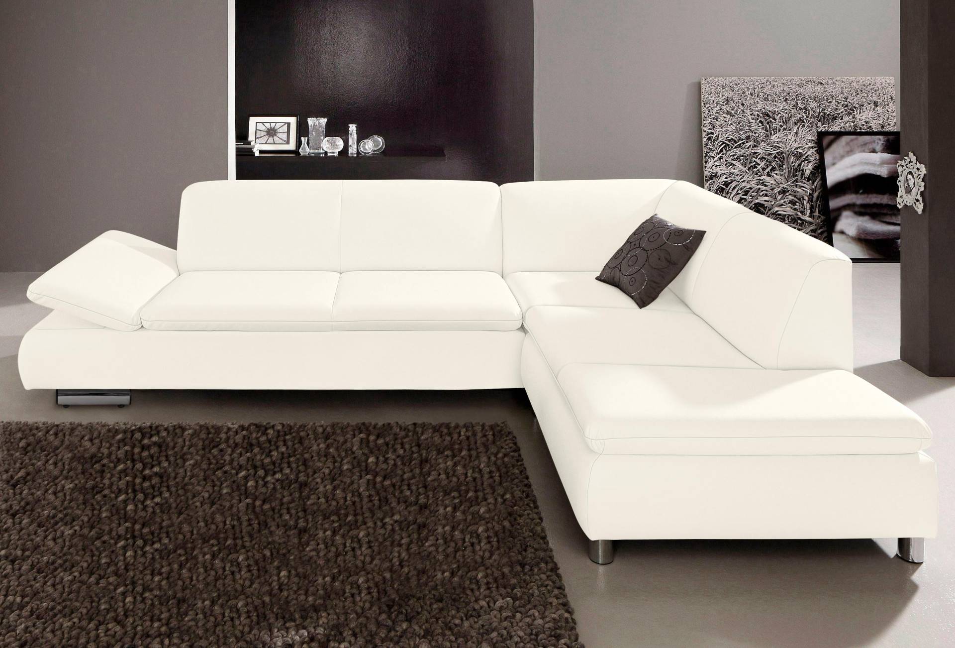 Max Winzer® Ecksofa »Toulouse modern und bequem, aktuelles Design, hoher Sitzkomfort«, mit klappbaren Armlehnen, Breite 237 cm von Max Winzer®