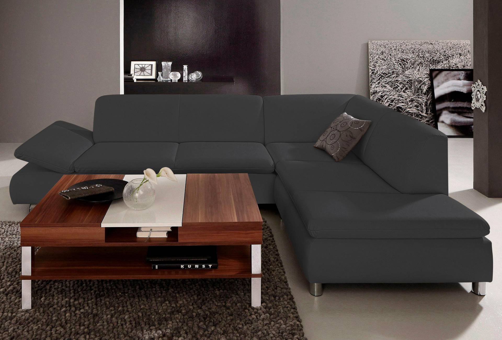 Max Winzer® Ecksofa »Toulouse modern und bequem, aktuelles Design, hoher Sitzkomfort«, mit klappbaren Armlehnen, Breite 271 cm von Max Winzer®