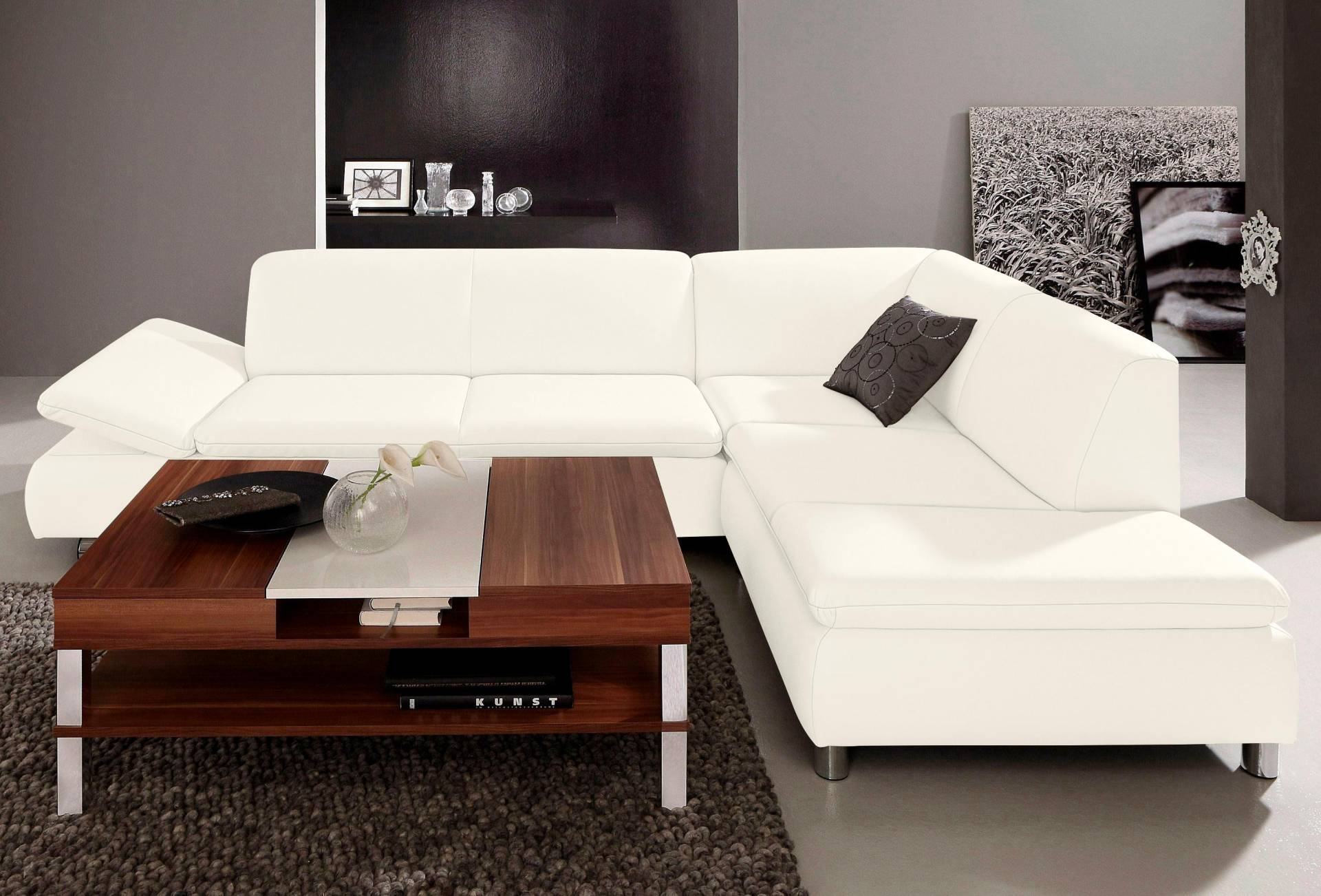 Max Winzer® Ecksofa »Toulouse modern und bequem, aktuelles Design, hoher Sitzkomfort«, mit klappbaren Armlehnen, Breite 271 cm von Max Winzer®