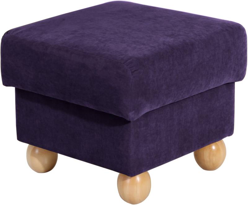 Max Winzer® Hocker »Malmö«, mit Holz-Kugelfüssen von Max Winzer®