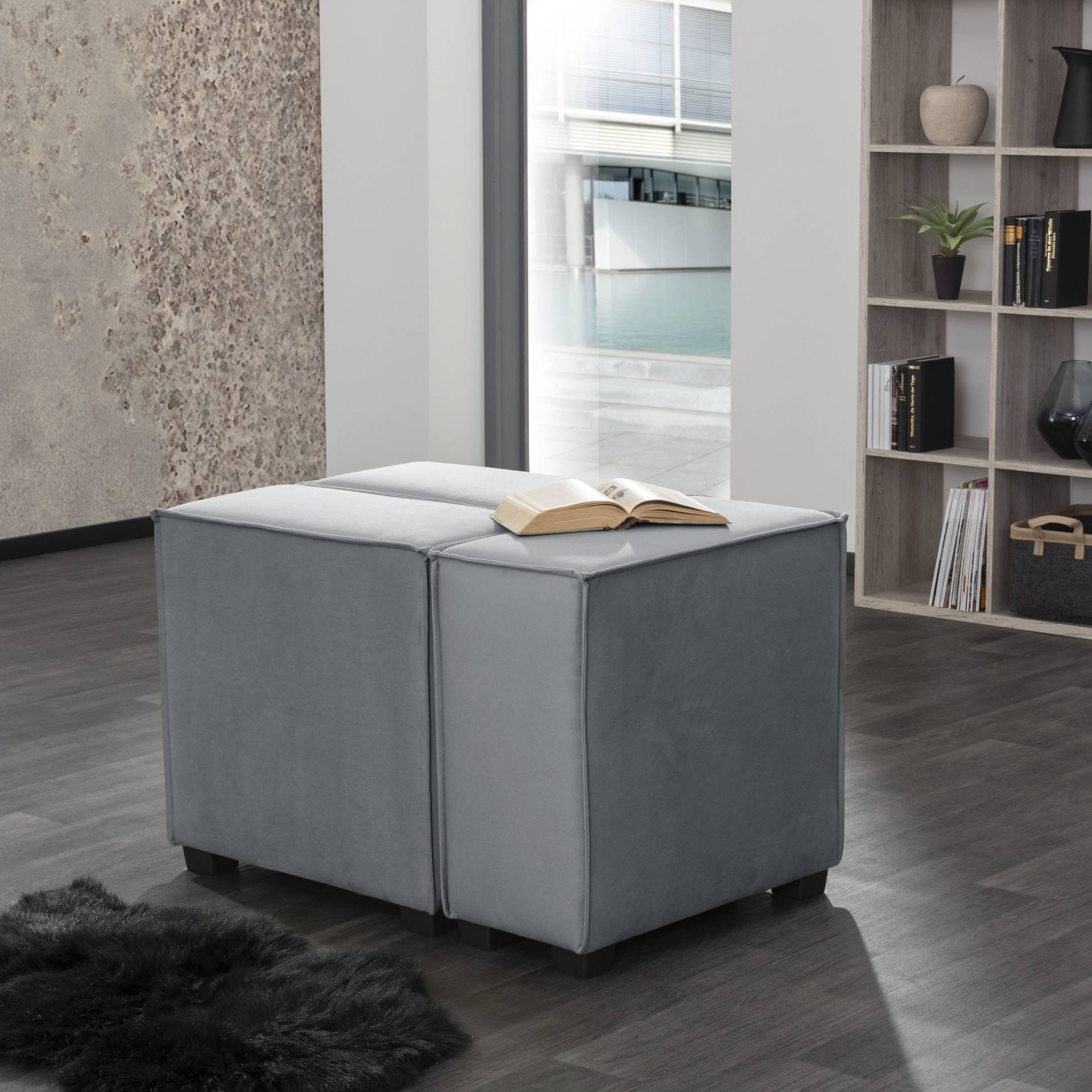 Max Winzer® Wohnlandschaft »MOVE«, (Set), Sofa-Set 11 aus 3 Sitz-Elementen, 3 Einzelsitze oder 1 Hocker von Max Winzer®