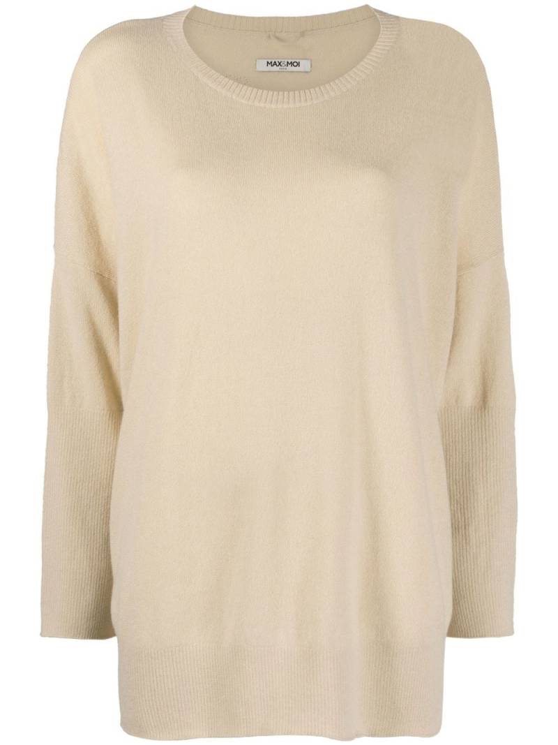 Max & Moi MII cashmere crew-neck jumper - Neutrals von Max & Moi