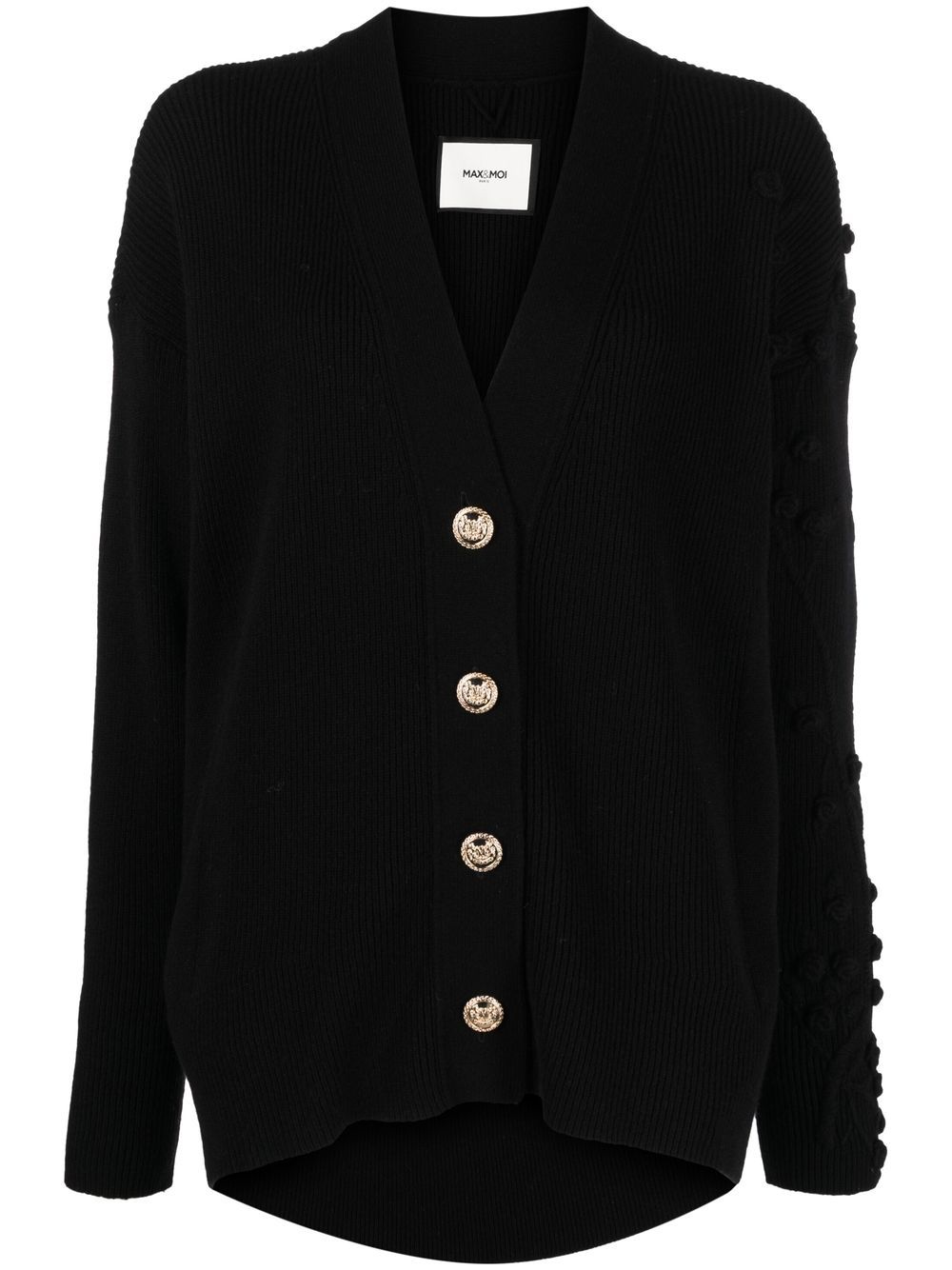 Max & Moi cashmere V-neck cardigan - Black von Max & Moi