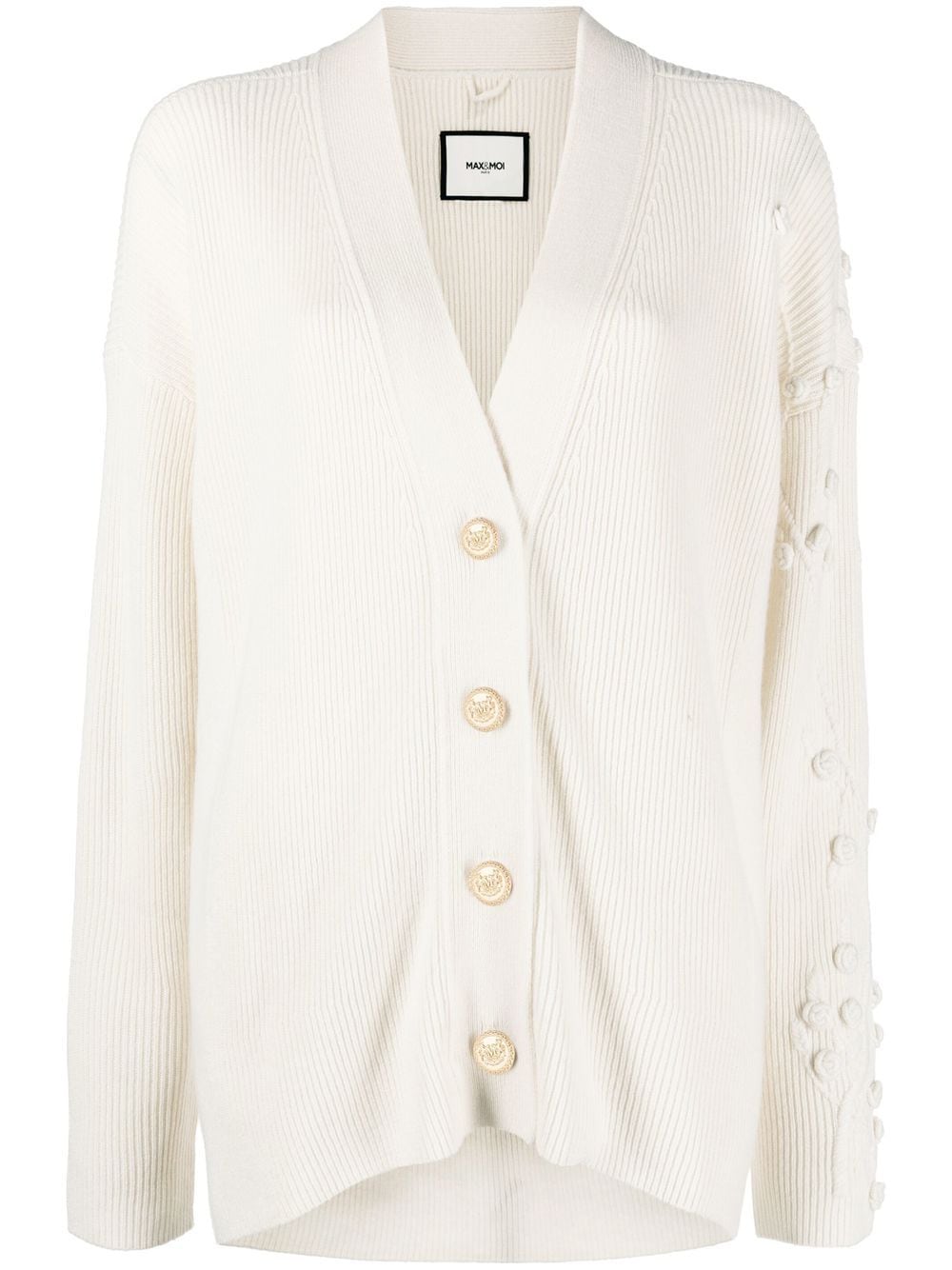 Max & Moi cashmere V-neck cardigan - Neutrals von Max & Moi