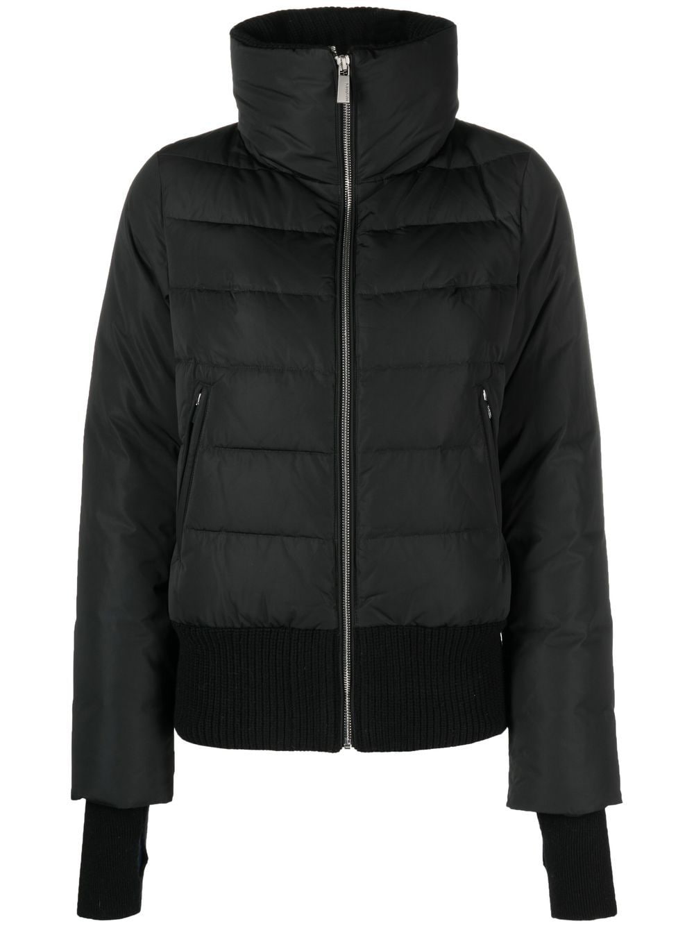 Max & Moi quilted short down jacket - Black von Max & Moi